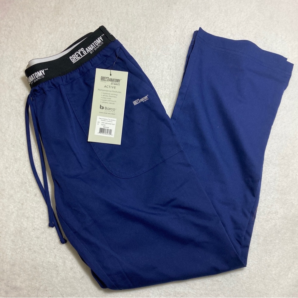 Grays Anatomy by Barco Scrub Bottom blue m medium
